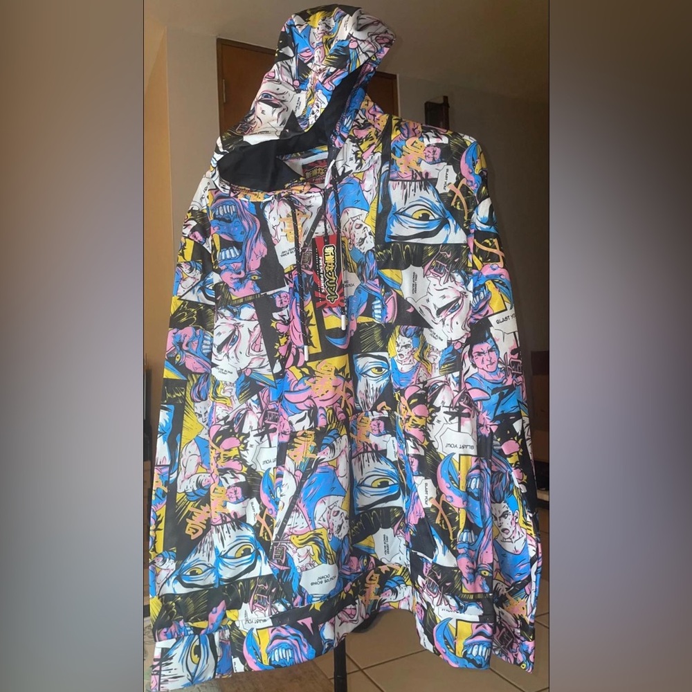 NWT Fresh Prints Of Tokyo By Drill Clothing Co. Anime Japan Rising Hoodies